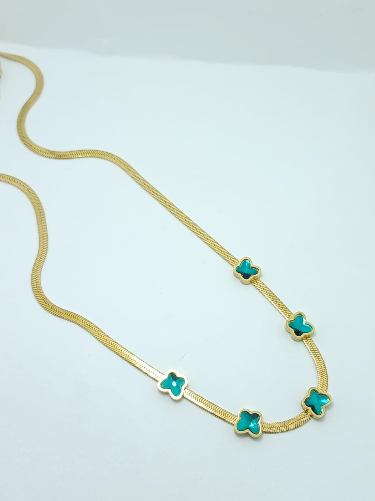 Green Butterfly Necklace