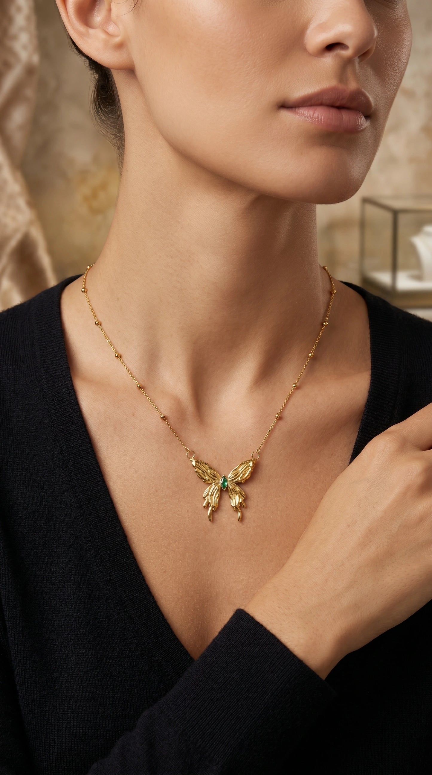Aura Butterfly Necklace