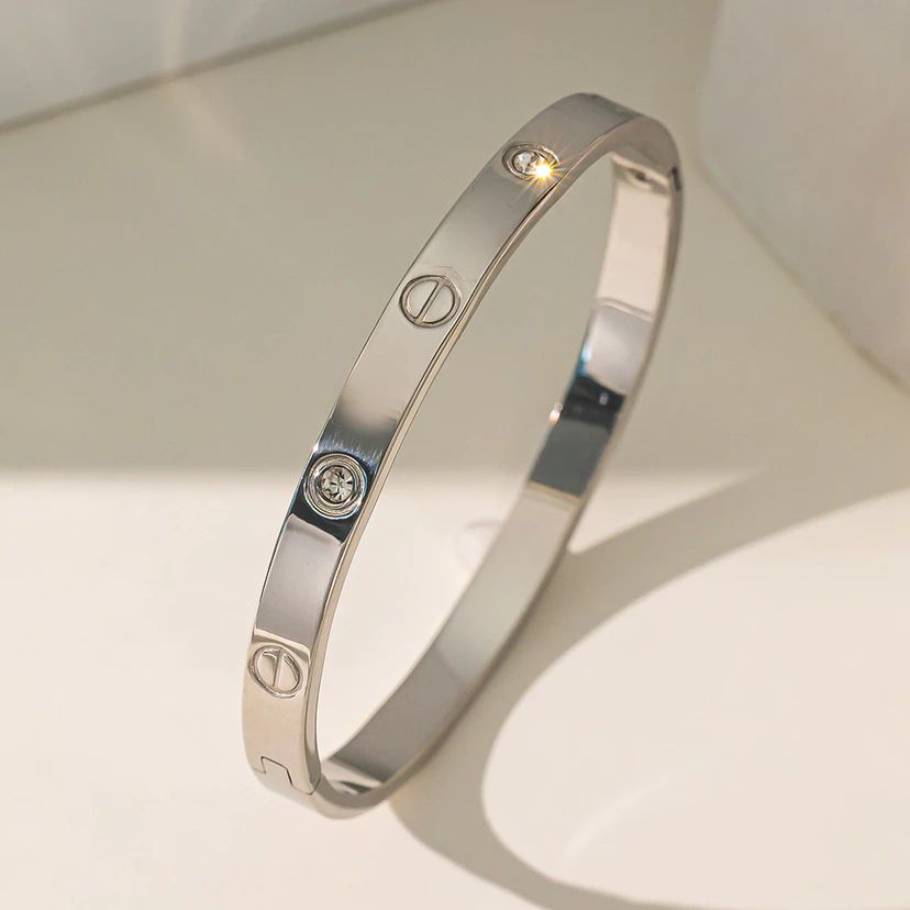 Cartier Silver Strass Bracelet