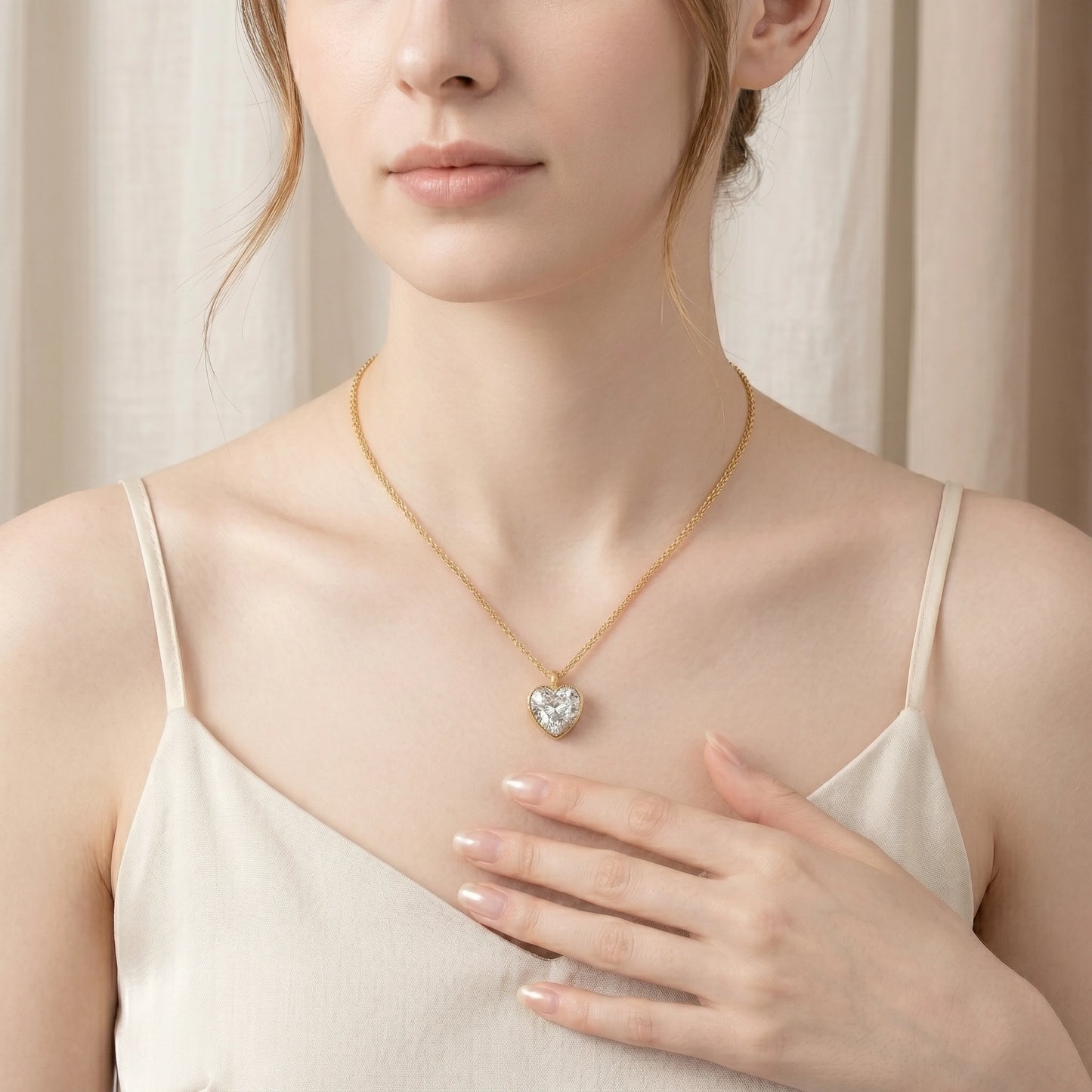 Rose Pendant Necklace