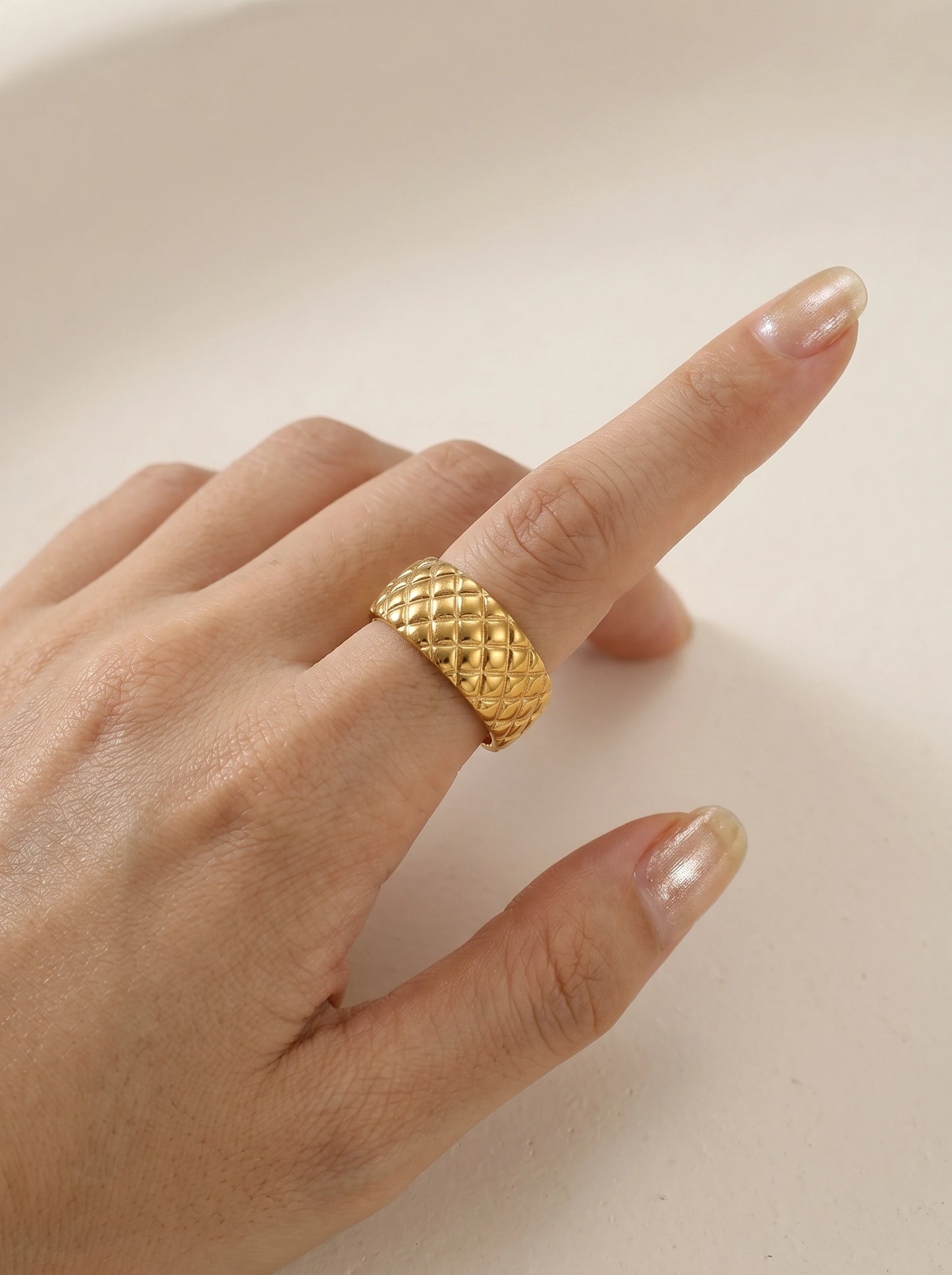 Anya Textured Ring