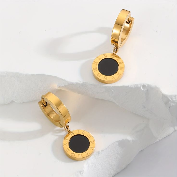 Gilded Roman Charm Earrings