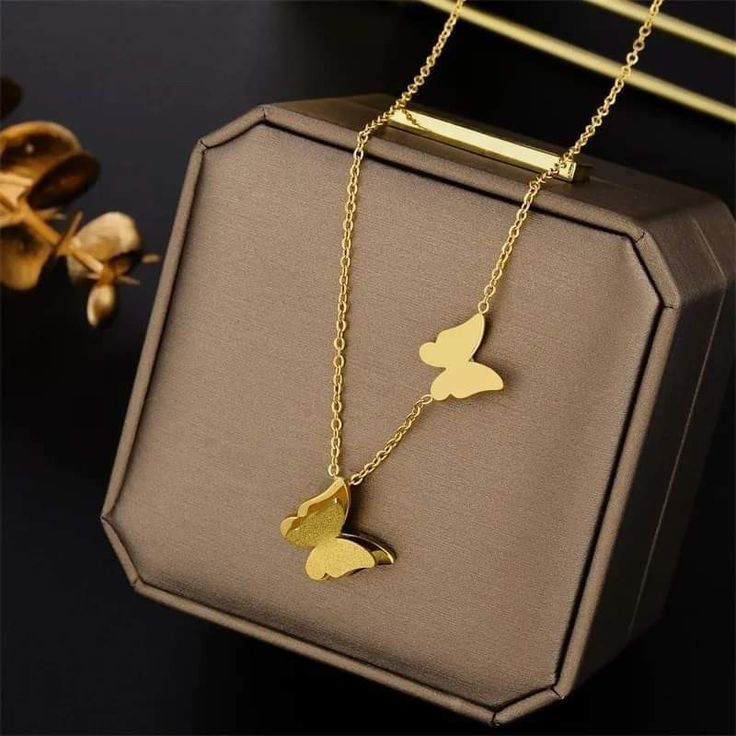 Golden Butterfly Necklace