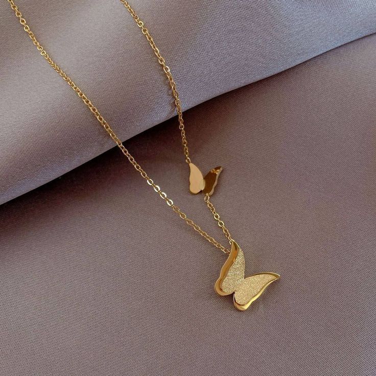 Golden Butterfly Necklace