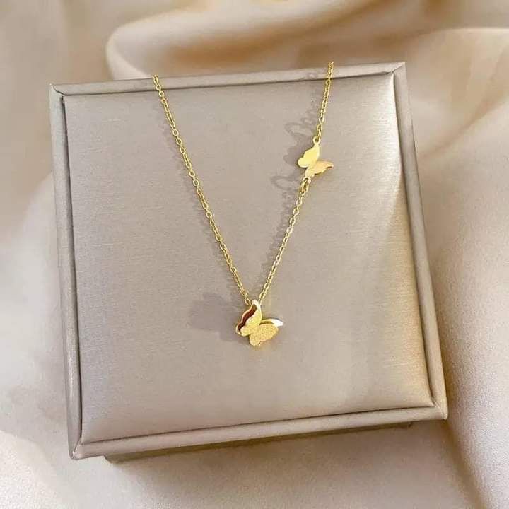 Golden Butterfly Necklace