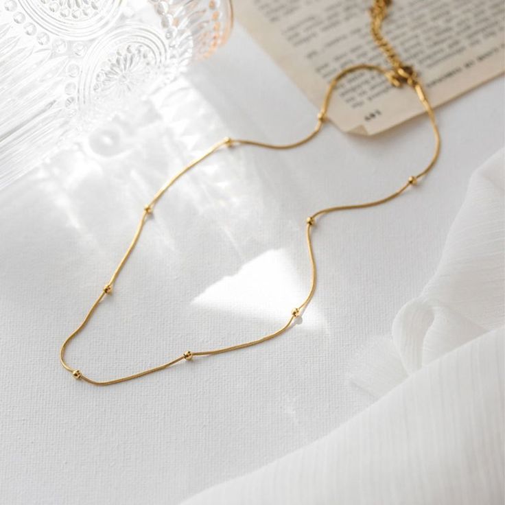 Snake Bone Necklace