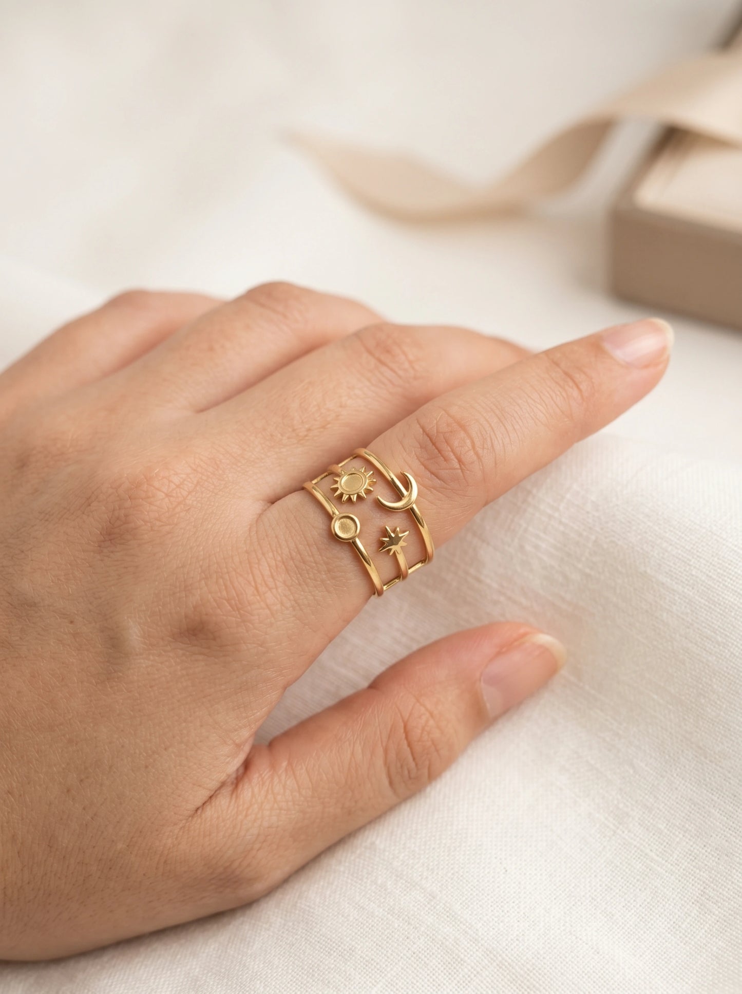 Anya Textured Ring