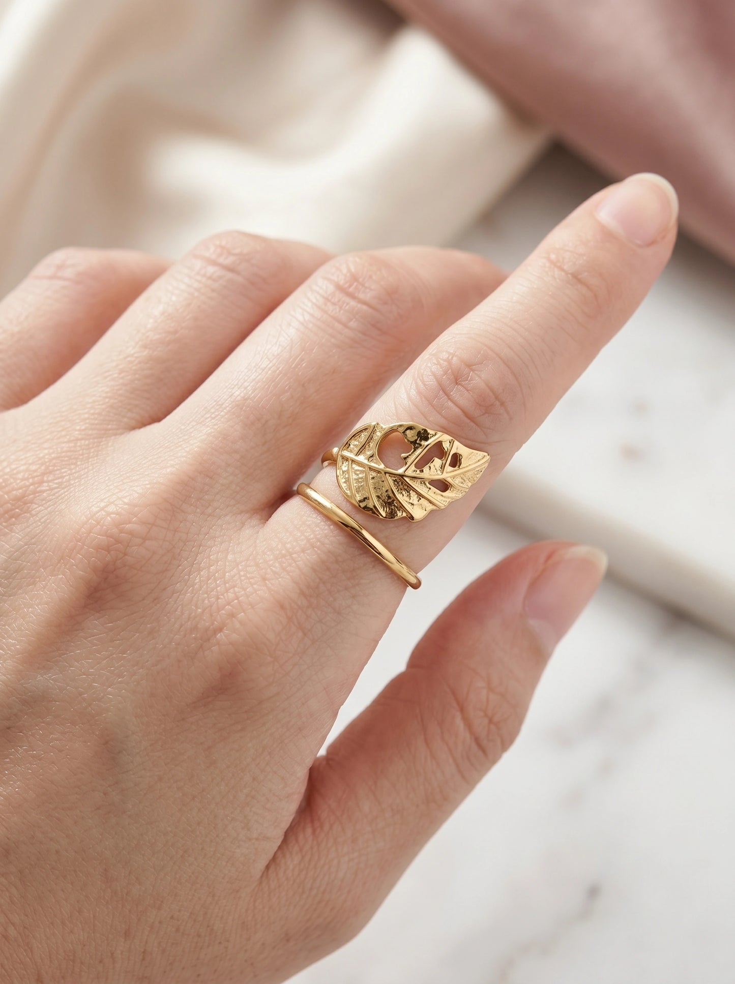Anya Textured Ring