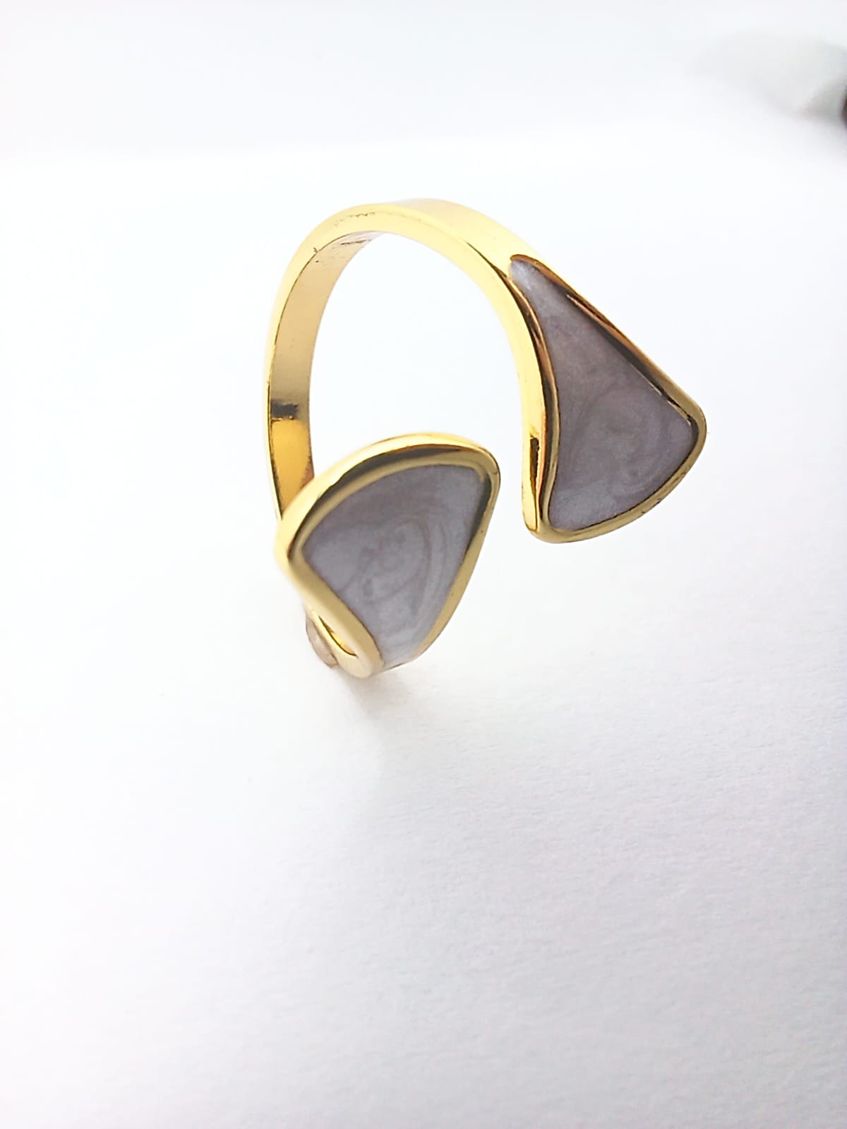Fan Shaped Open Ring