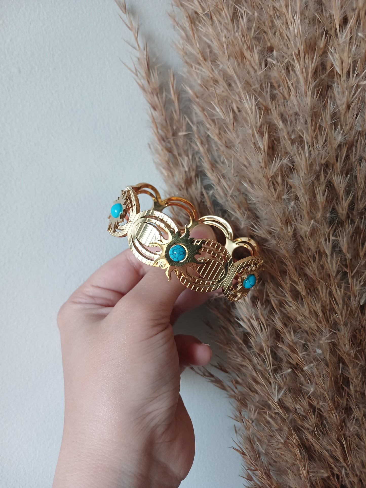 Geometric Stone Bracelet