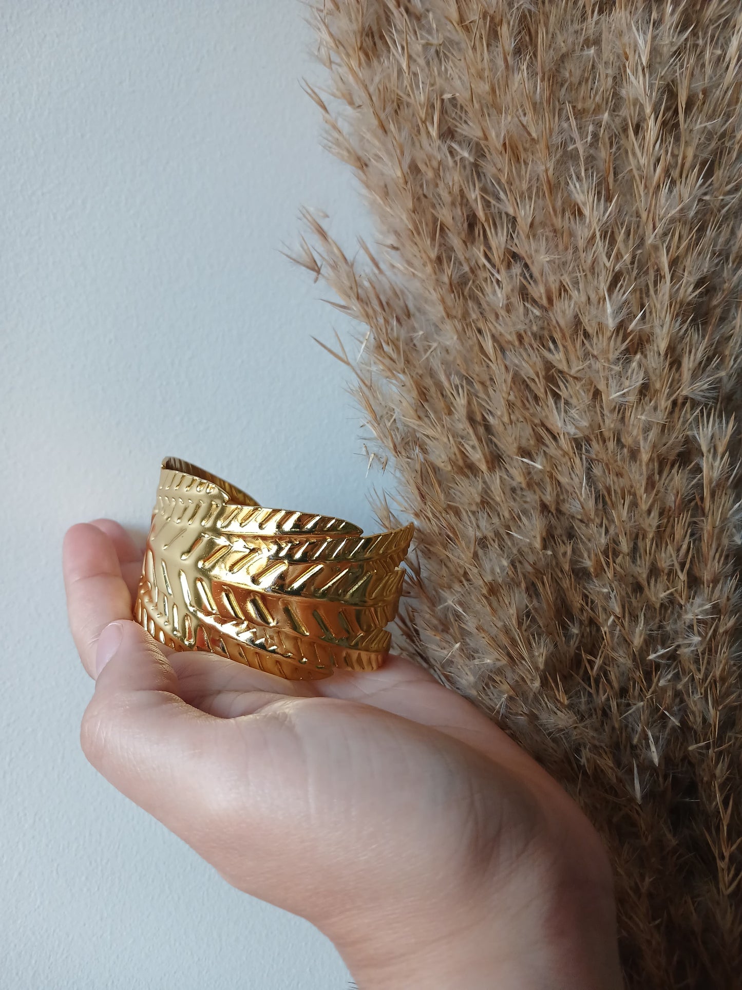 Large Tree Leaf Bracelet