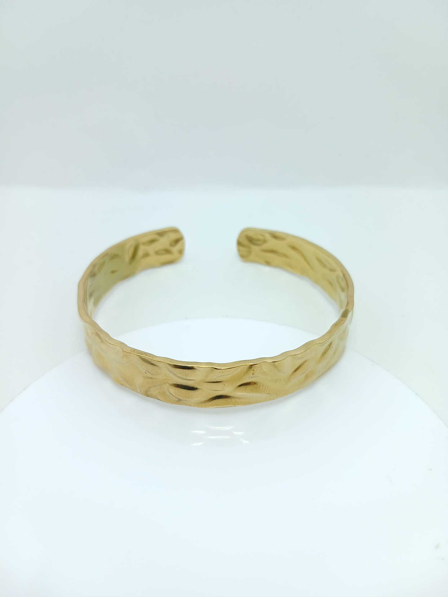 Textured Gold Bracelet