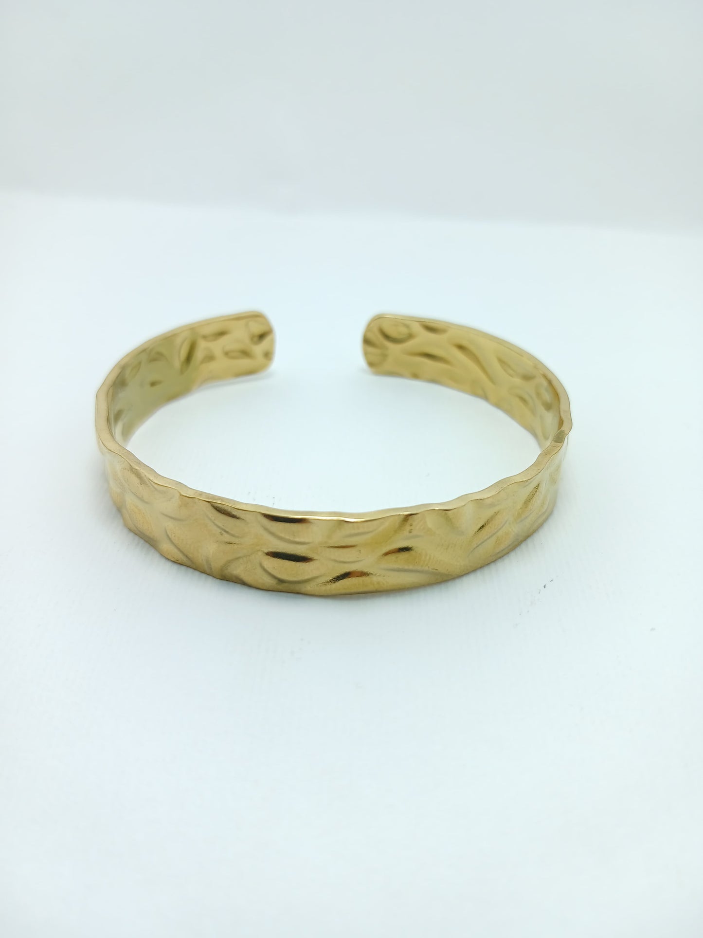 Textured Gold Bracelet