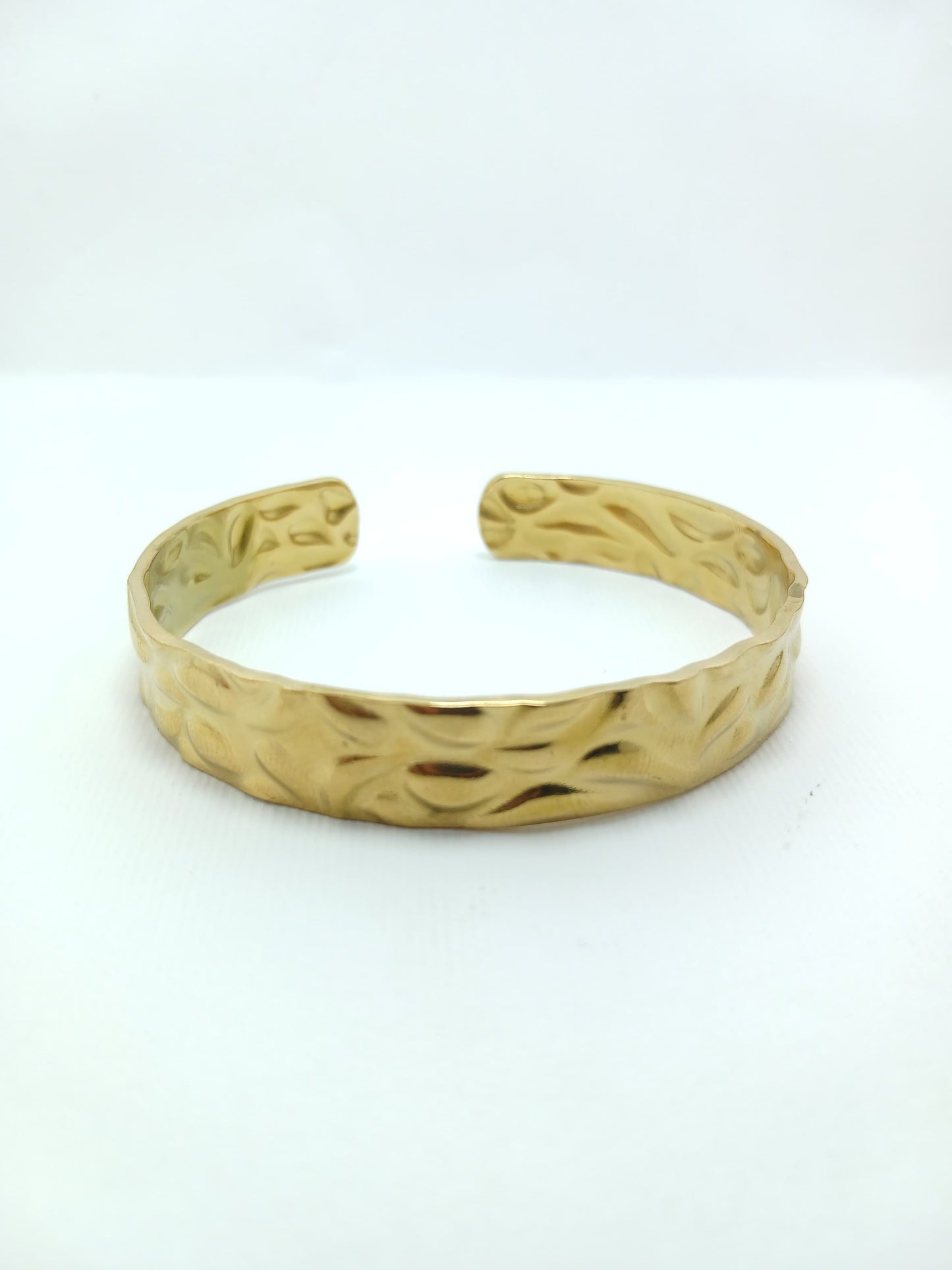 Textured Gold Bracelet