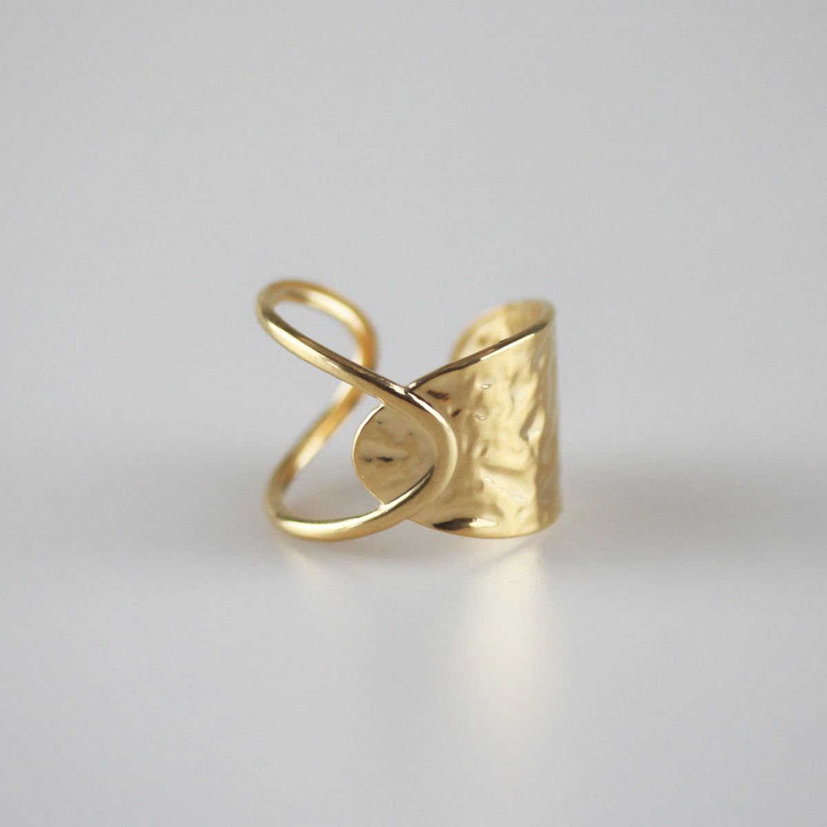 Gloria Hammered Ring