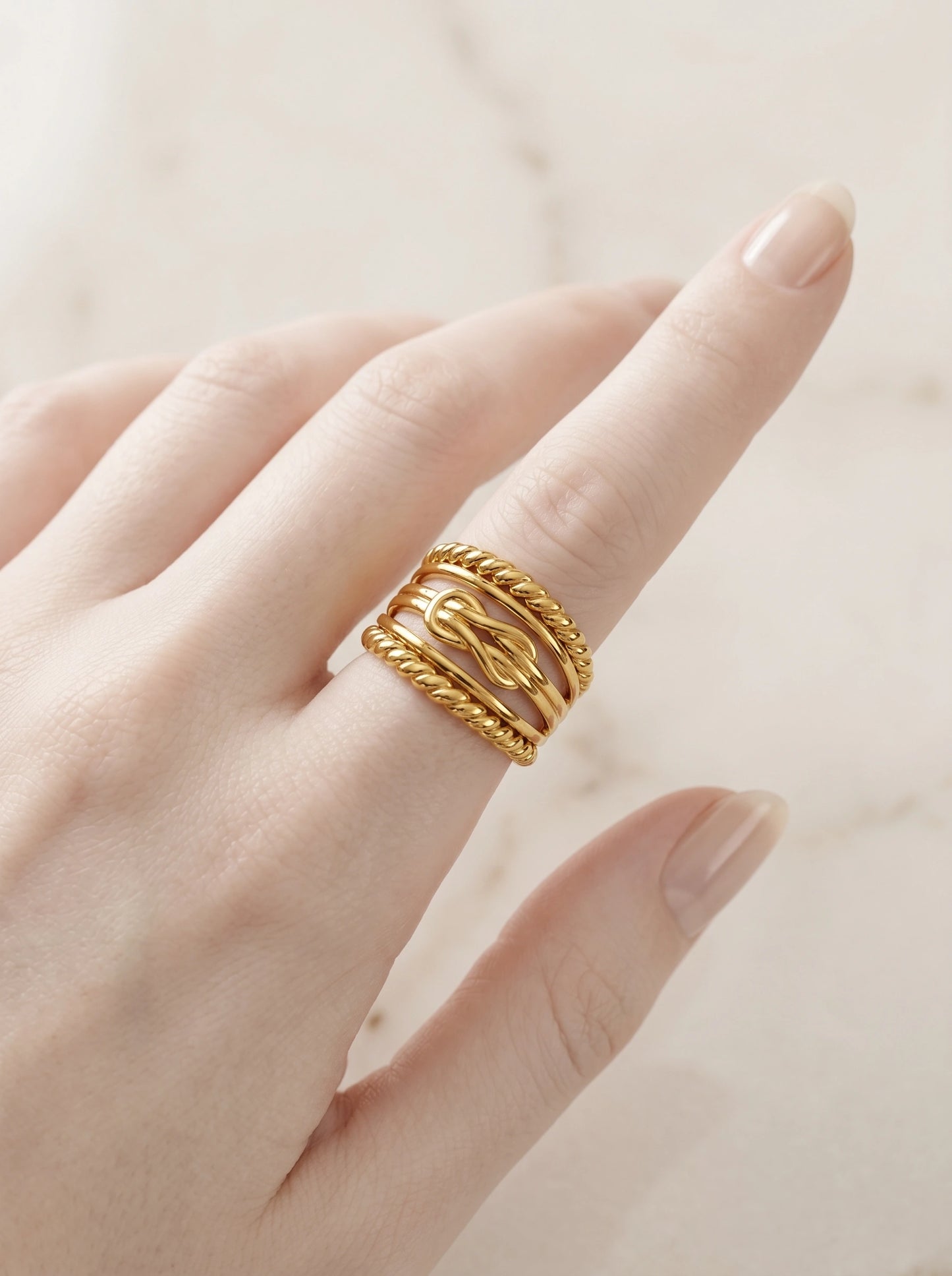 Anya Textured Ring