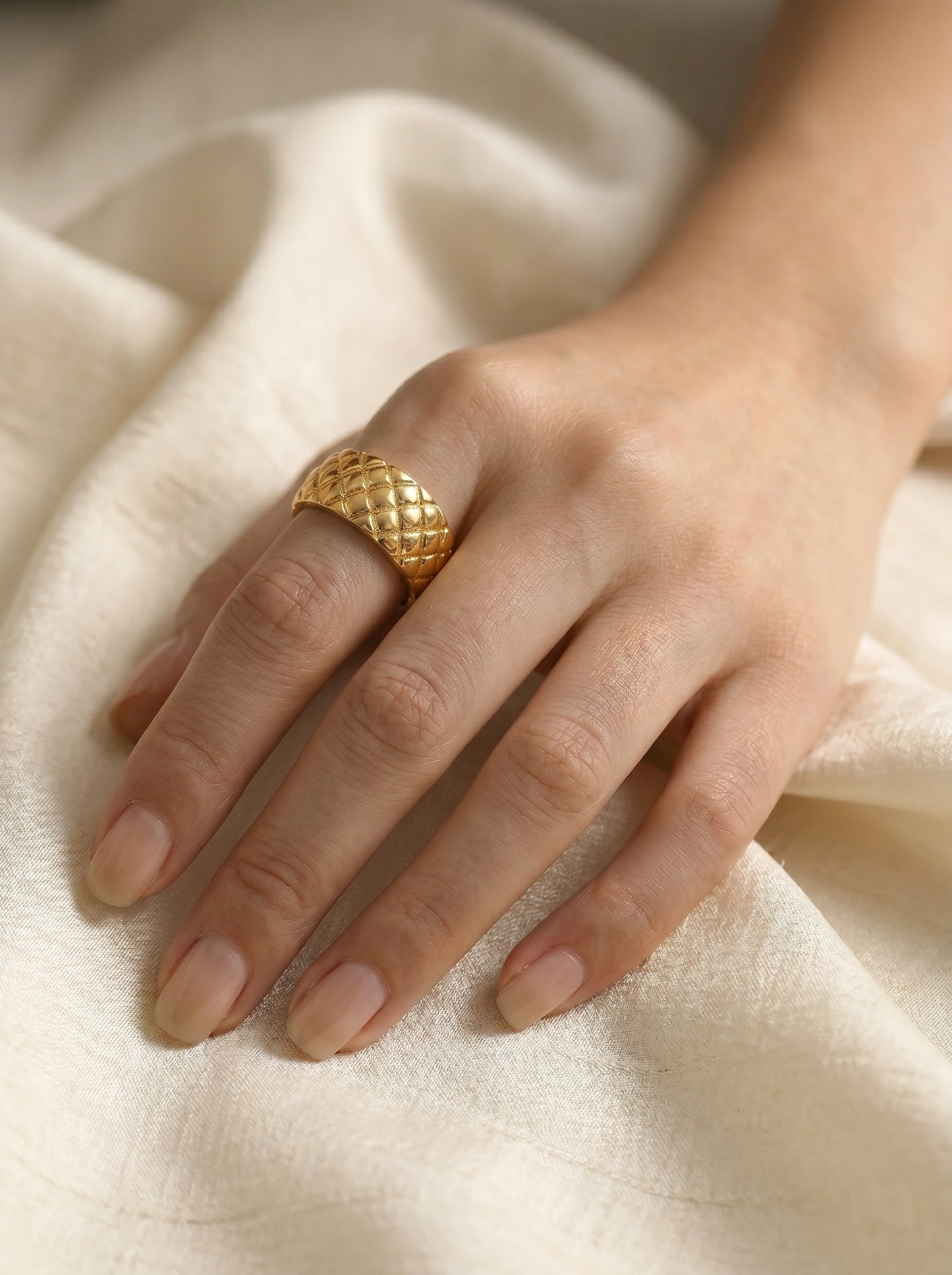 Anya Textured Ring