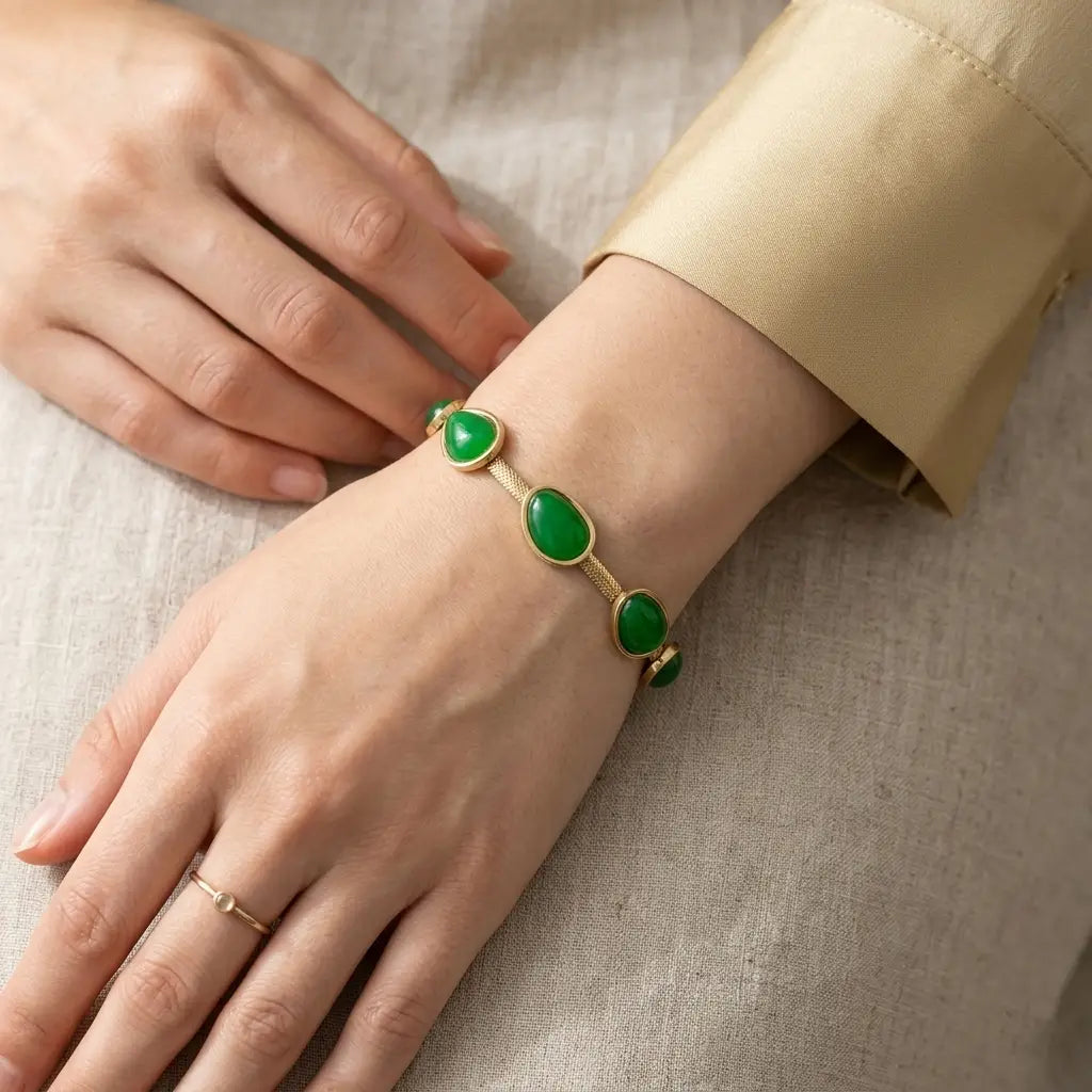 Emerald Glow Bracelet