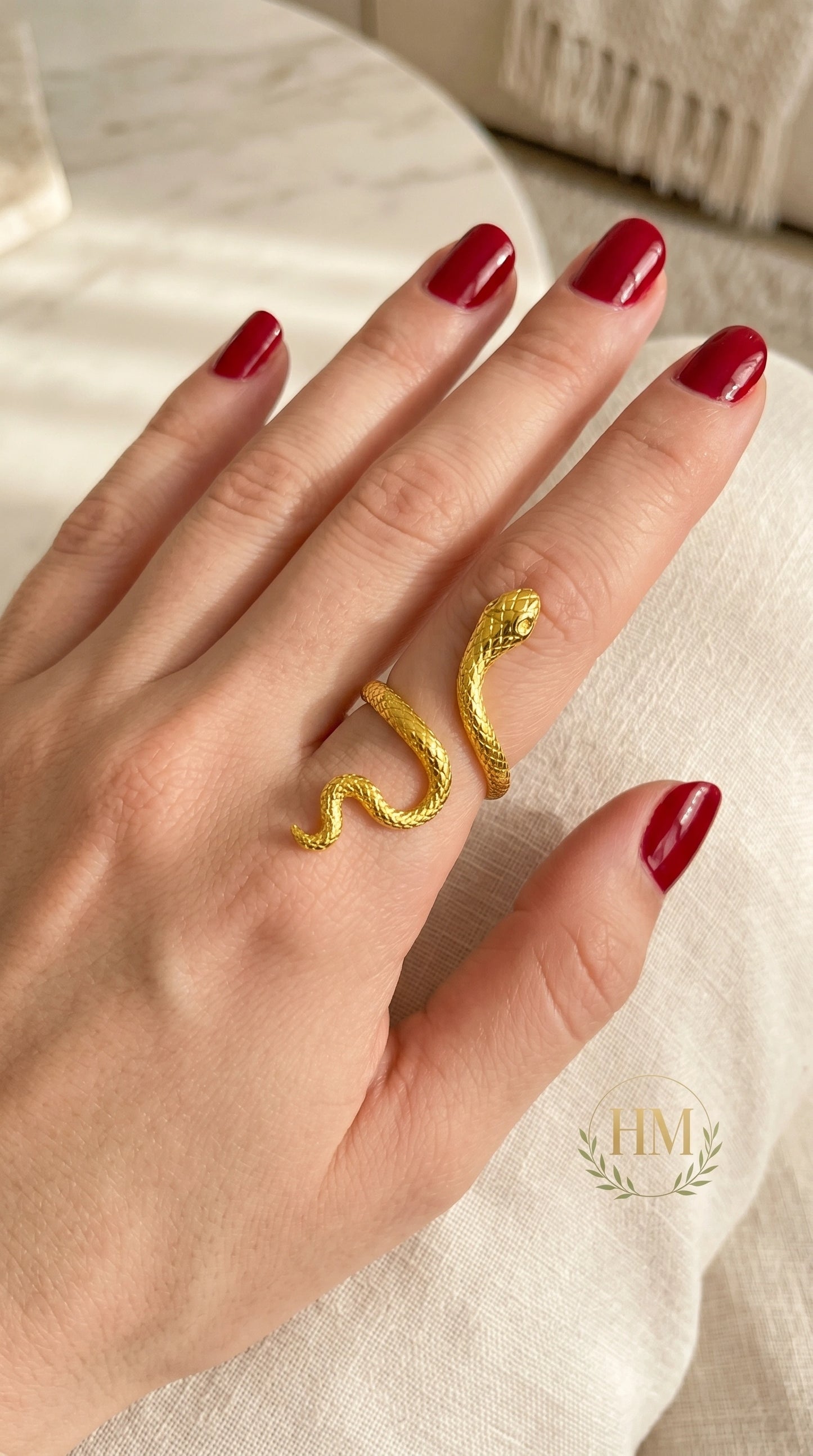 Anya Textured Ring