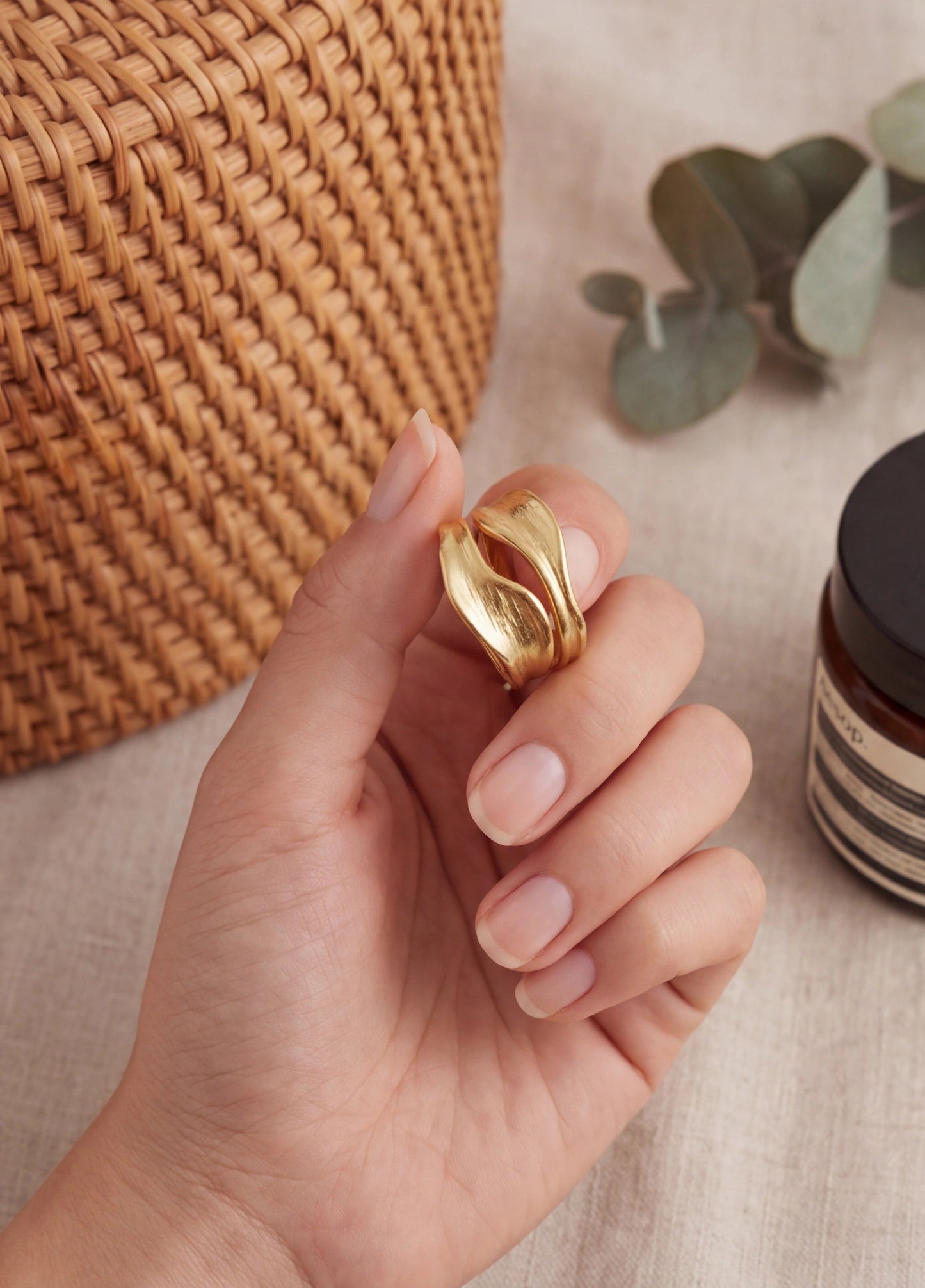 Anya Textured Ring