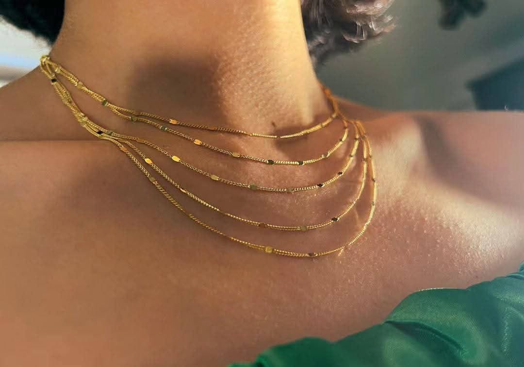 Marquise Link Chain Necklace