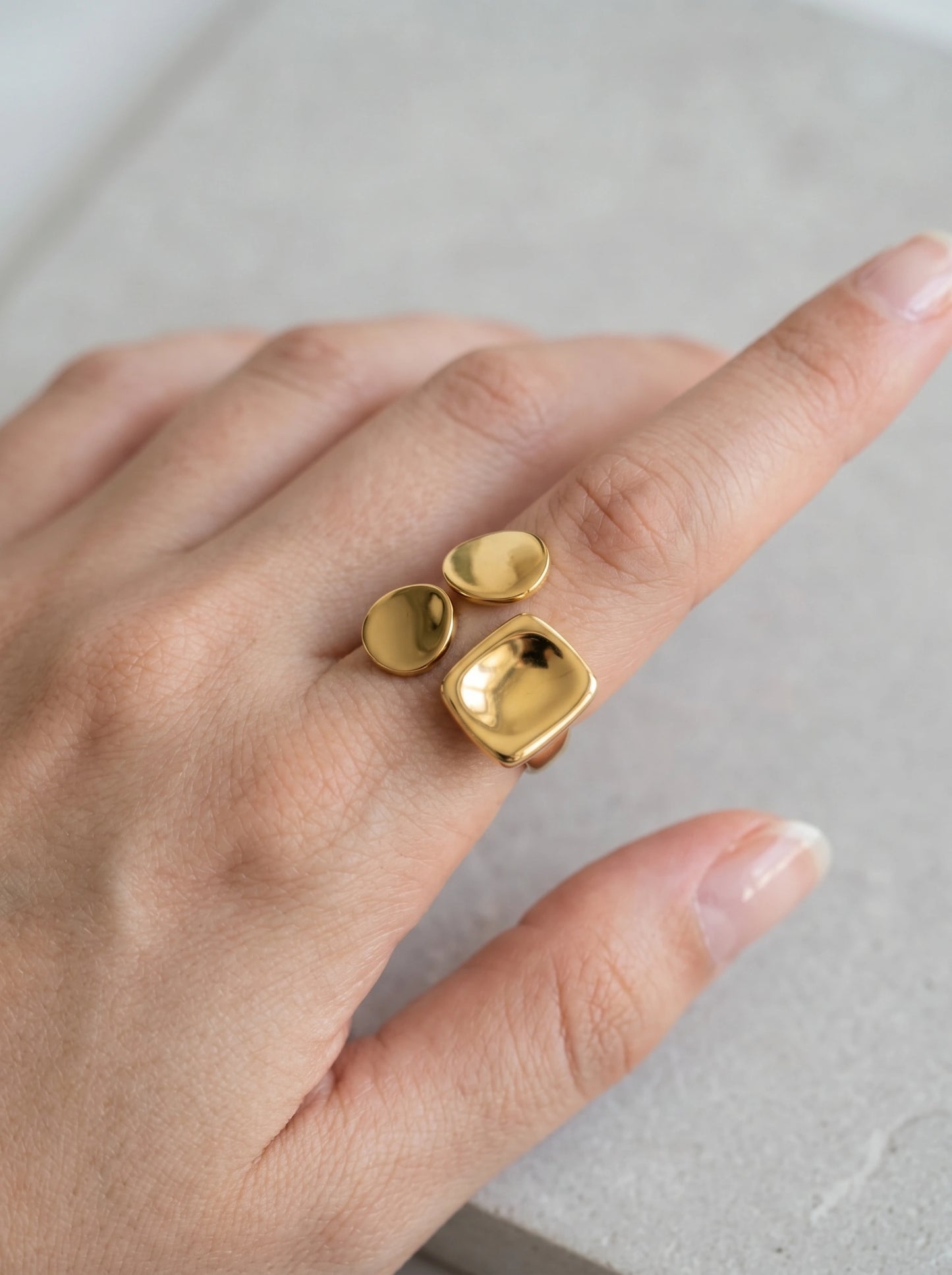 Anya Textured Ring