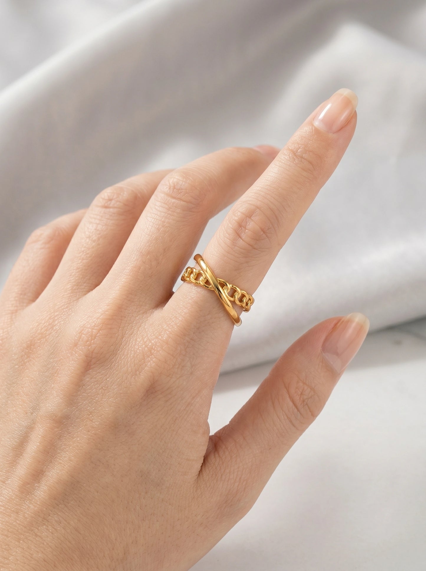 Anya Textured Ring