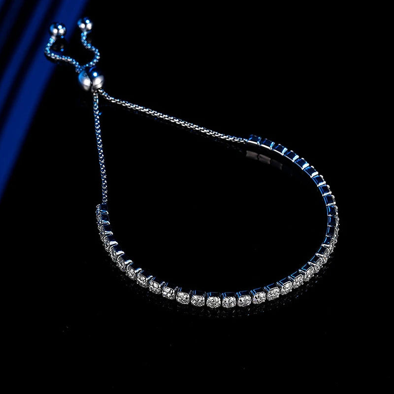 Pave Crystal Bolo Bracelet