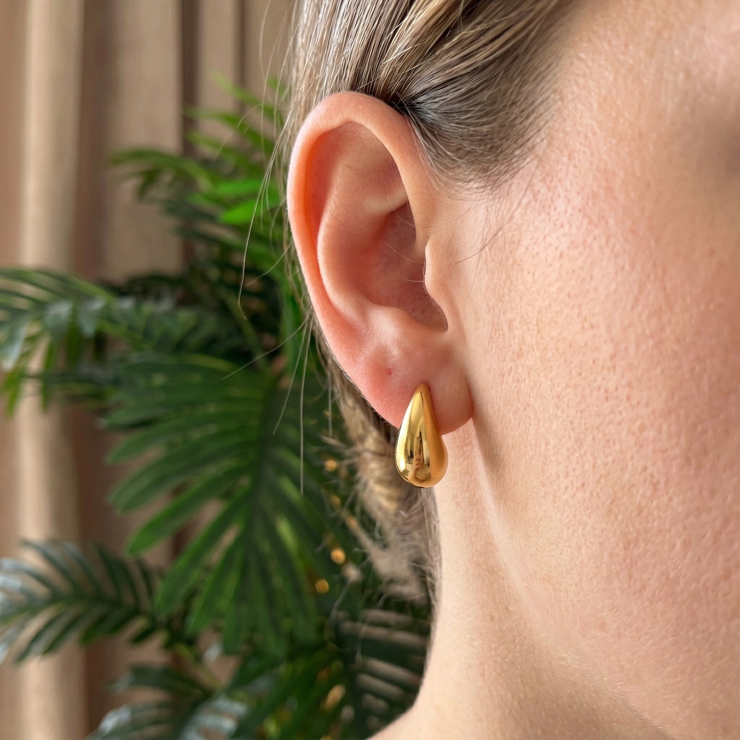 Golden Butterfly Earrings