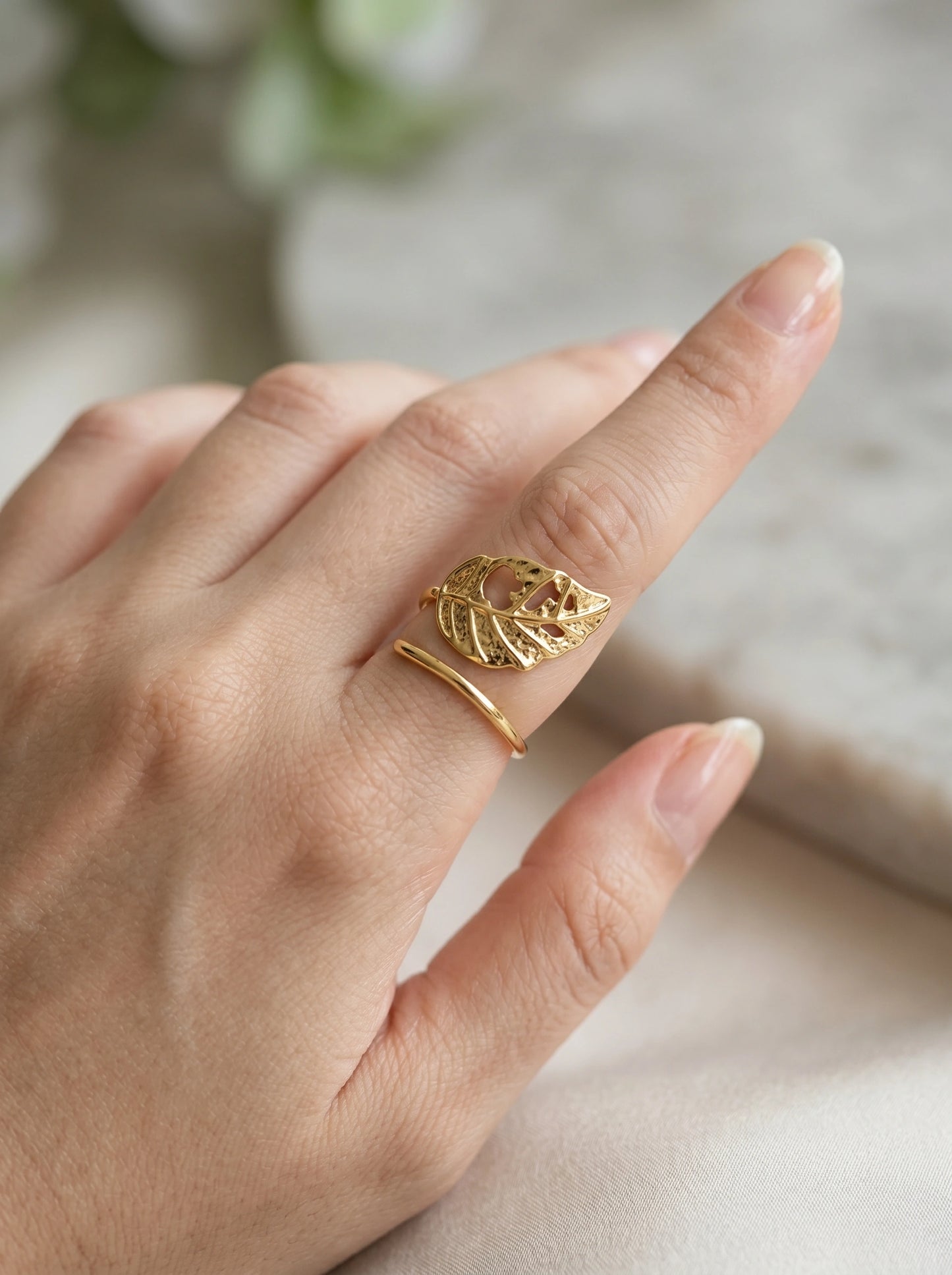 Anya Textured Ring