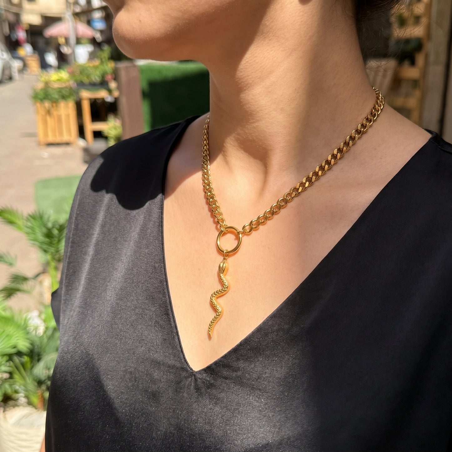 Rose Pendant Necklace