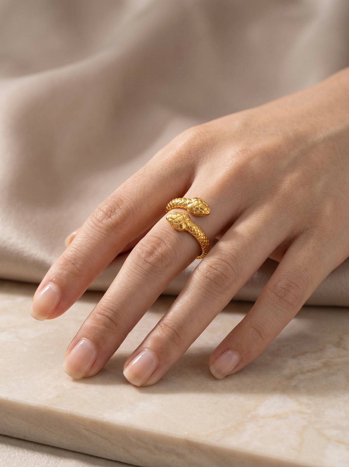 Anya Textured Ring