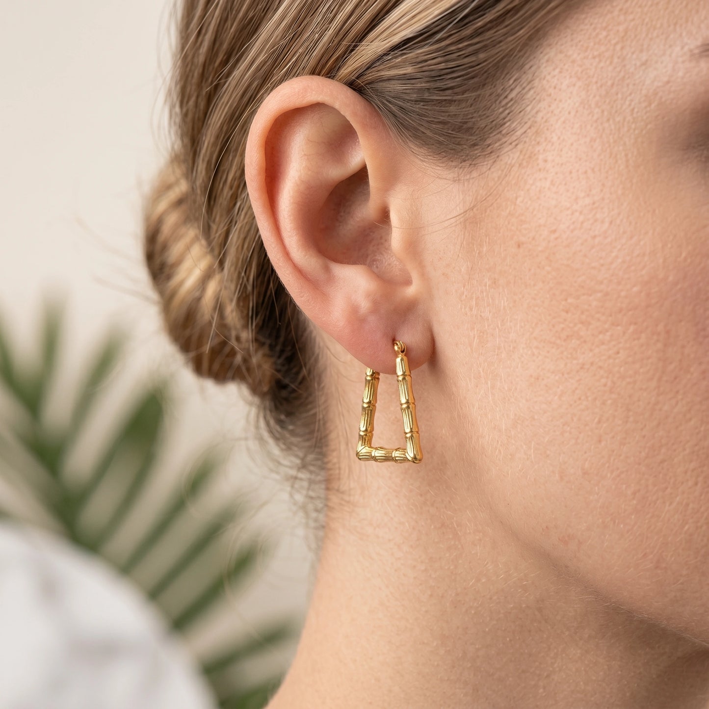 Golden Butterfly Earrings