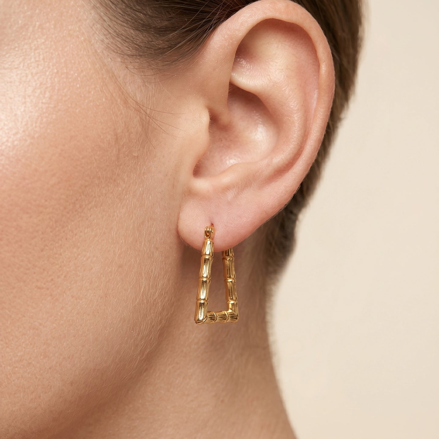 Golden Butterfly Earrings