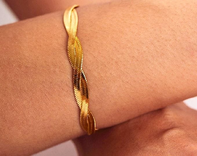 Twisted Herringbone Bracelet