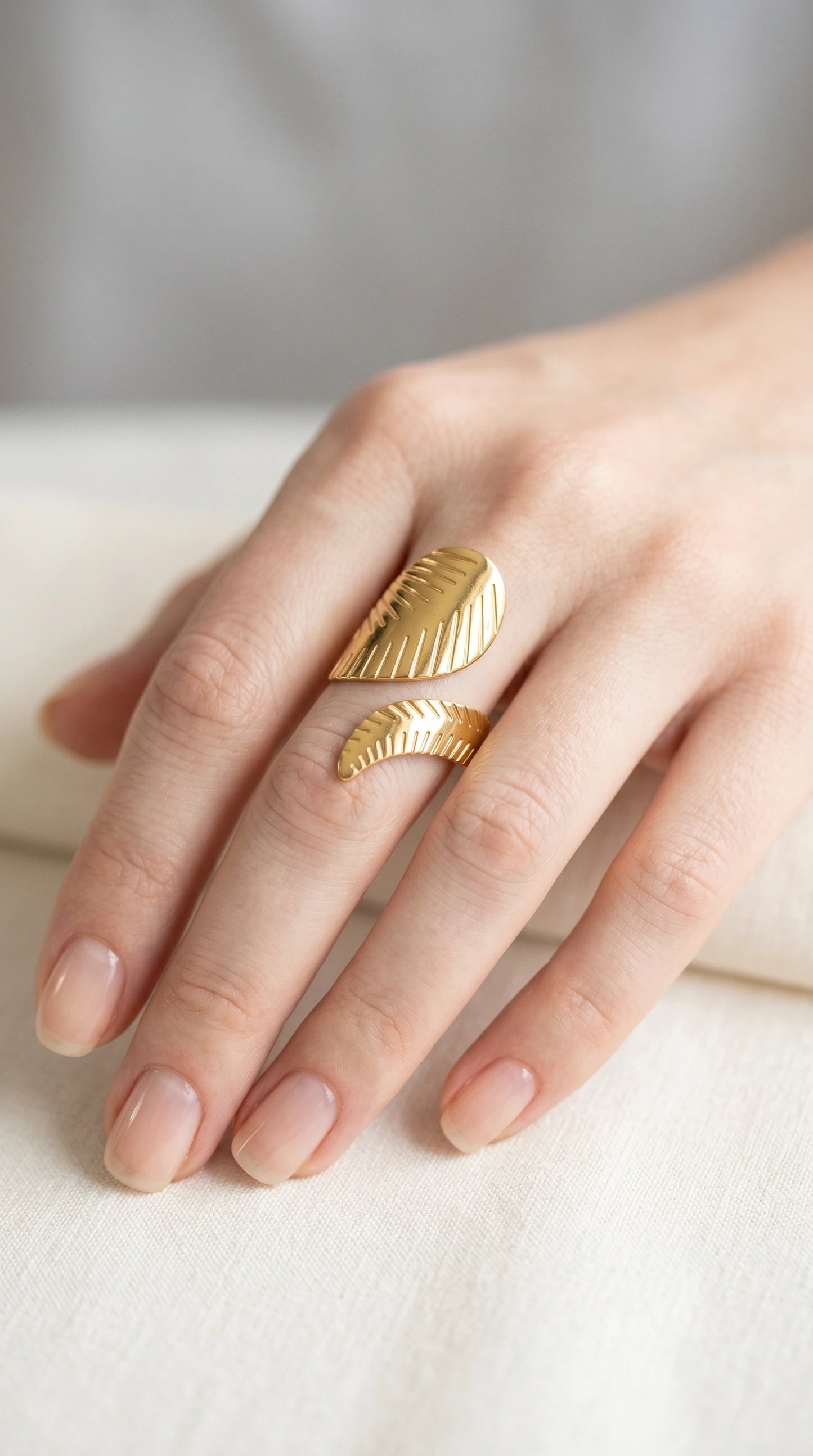 Anya Textured Ring
