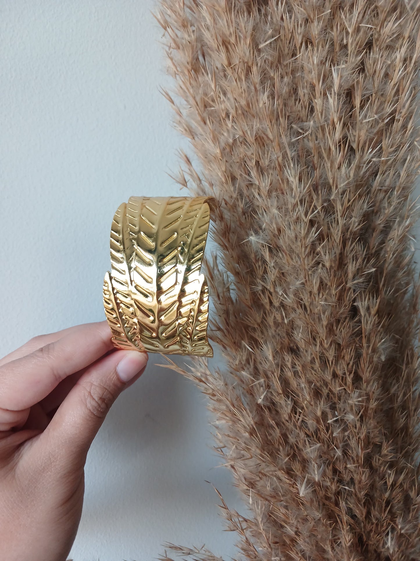 Large Tree Leaf Bracelet