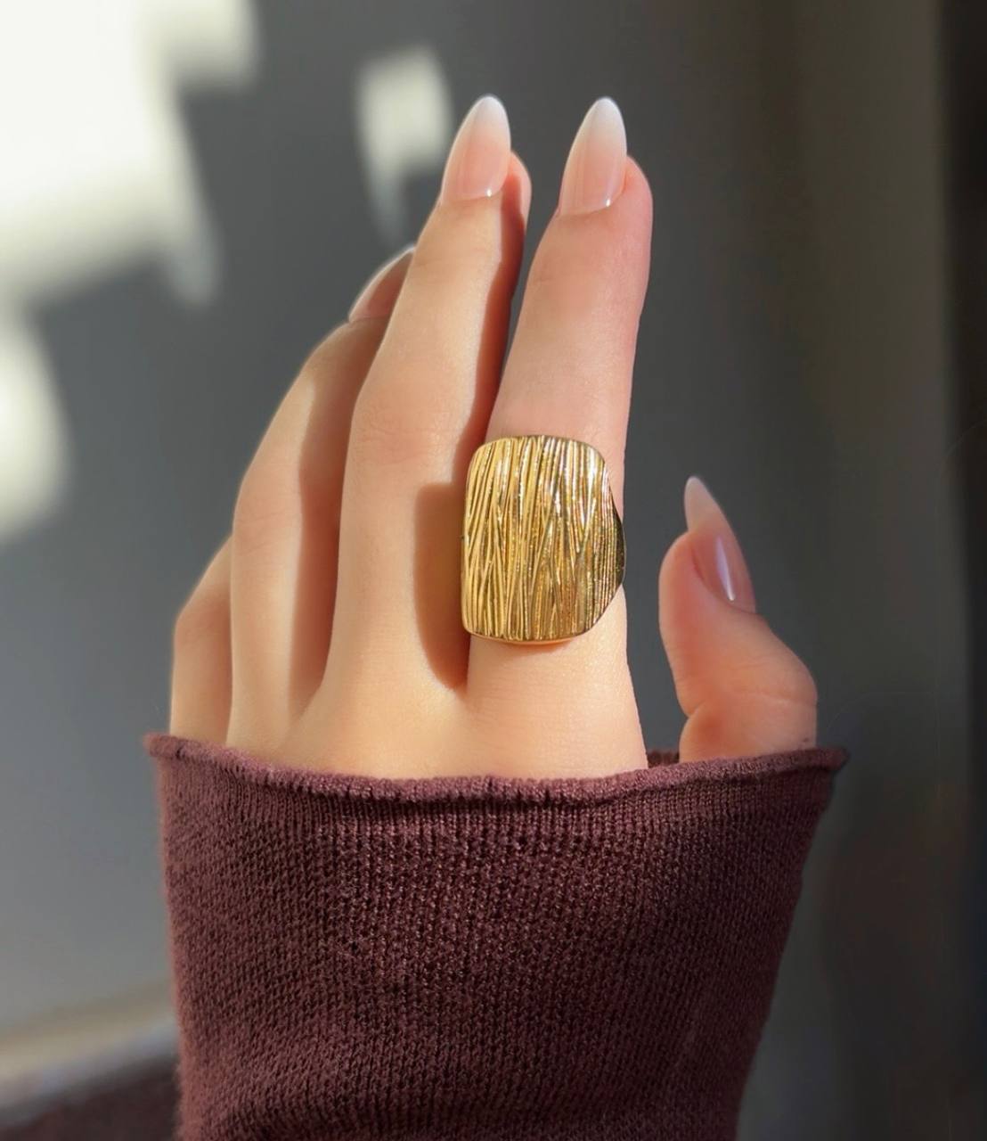 Anya Textured Ring
