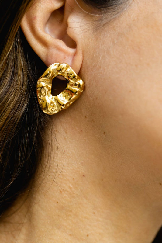 Aura Gold Earrings
