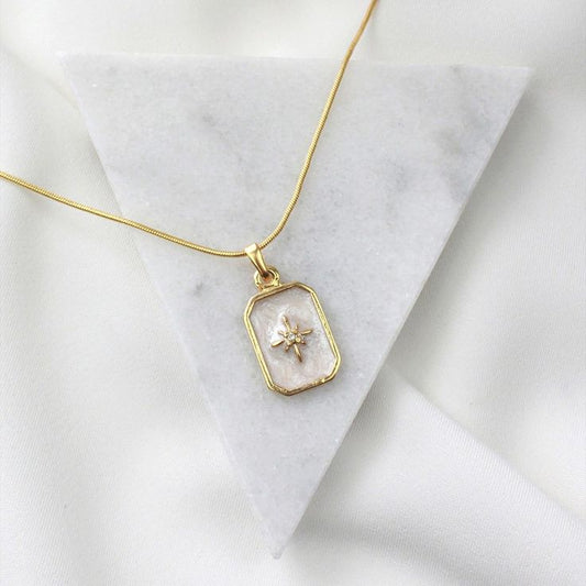 Mother of Pearl Star Necklace