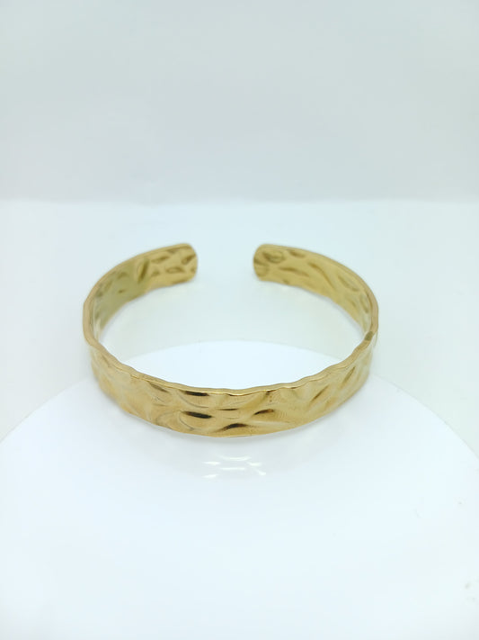 Textured Gold Bracelet